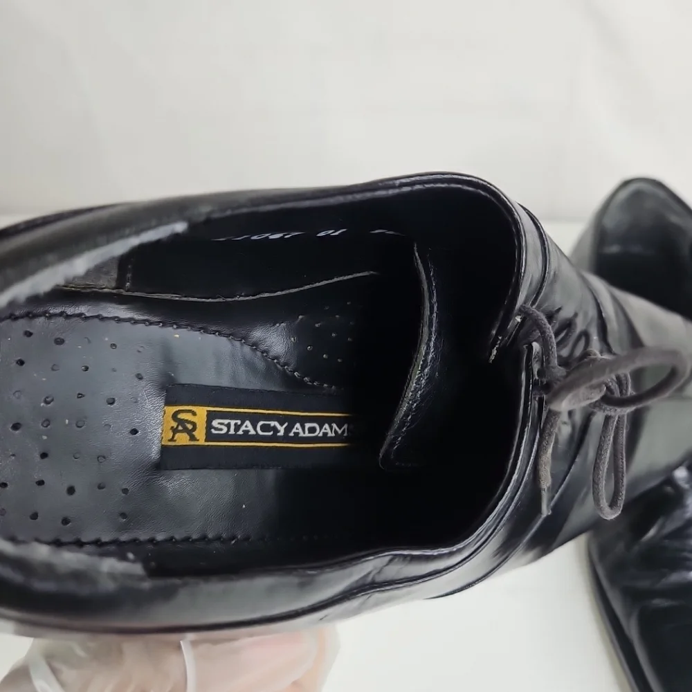 🛍Stacy Adams Leather Upper And Out Sole Balance Men Shoes 9 1/2 M Made In India
